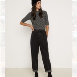 Oak+Fort Washed Black Jean